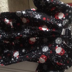 Christmas scrub top